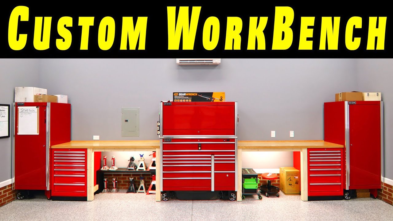 How To Build a SIMPLE Workbench with Built In Tool Boxes 