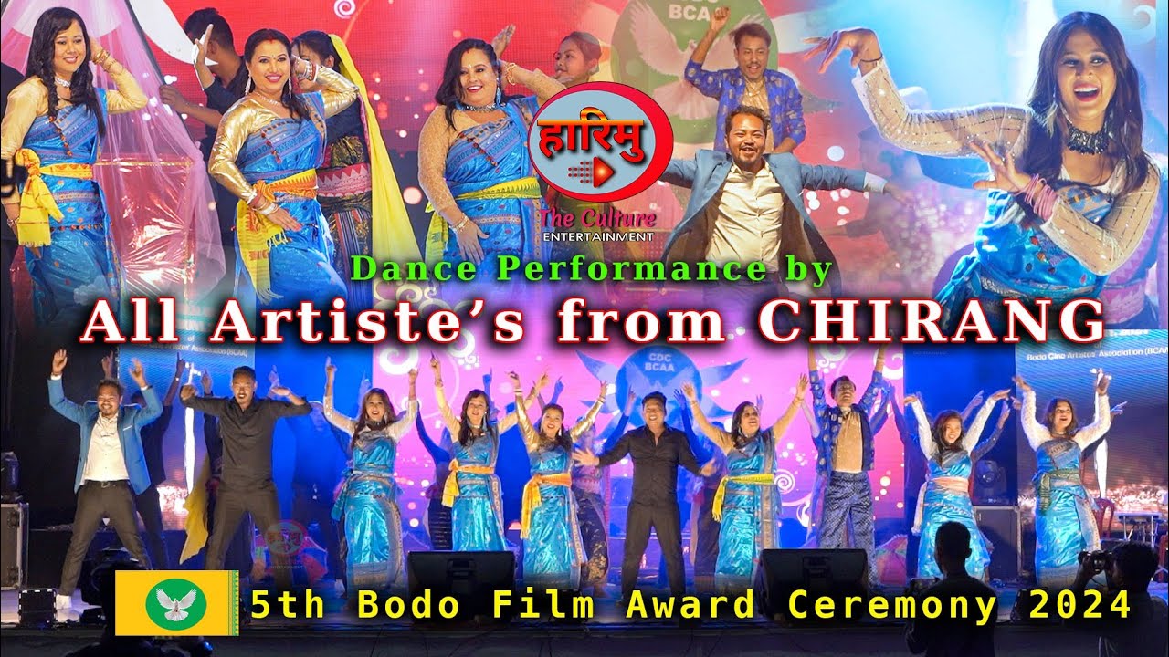 Hitt Dance performance  by All Artiste from Chirang  5th Bodo Film award 2024