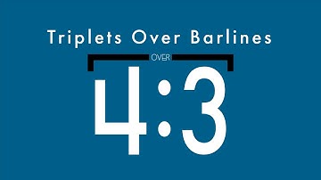 Notating Triplets Over Barlines - Sibelius Tutorial