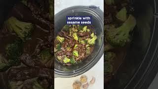 Slow cooker beef and broccoli