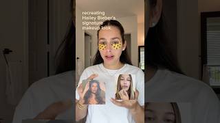 Recreating Hailey Bieber’s Glazed Makeup ✨
