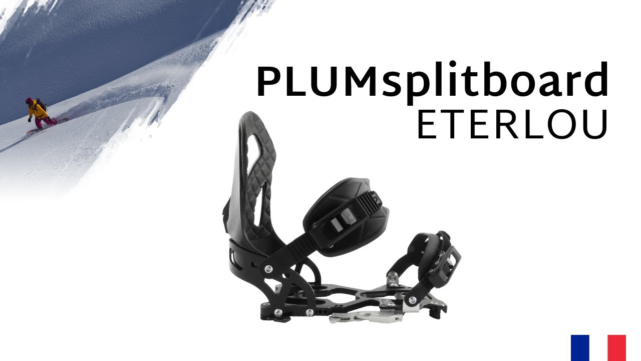 PLUM ETERLOU M noir gris スプリットバインディング Plum Binding Eterlou