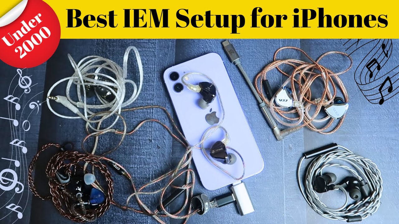 Best IEM setup under 2000 for iPhones 🎵 உயர்தர இசை on iPhone Lightning ...