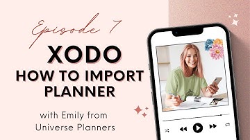 Step 1 - How to Import a digital planner to Xodo