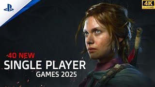 Top 40 NEW Single Player Games of 2025