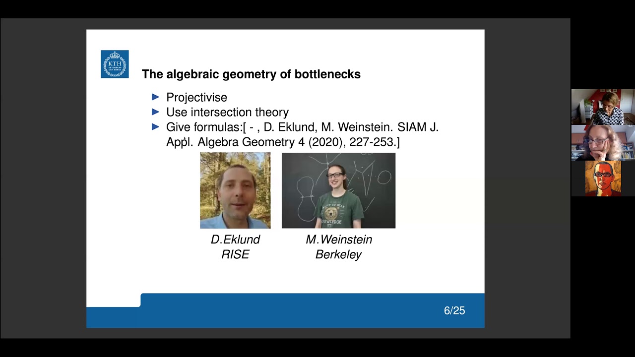 Sandra Di Rocco, Algebraic Geometry of Data