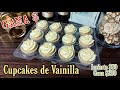 Cupcakes para Vender 💲VAINILLA 🧁 Recetas Fáciles 👩🏻‍🍳 Aprende Reposteria Gratis en Youtube 👨🏻‍🍳