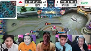 REACTION STREAMER RRQ VS EVOS MPL ID S9 MATCH 1 | LEMON IS BACK!!!
