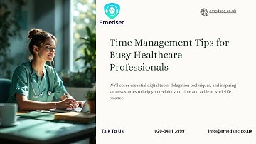 Time Management Strategies for Busy Healthcare Professionals | Virtual Secretary | Emedsec