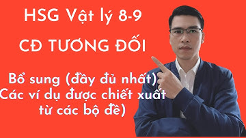 Bồi Dưỡng HSG Lớp 8,9 | Vật Lý 8 Nâng Cao | Chuyên Đề Chuyển Động Cơ Học | Chuyển Động Tương Đối