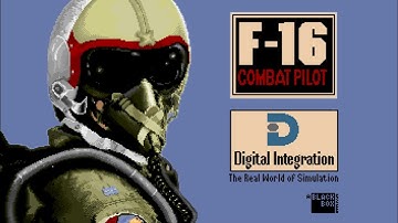 F-16 Combat Pilot • Digital Integration 1989 (Commodore Amiga) - Scramble Mission