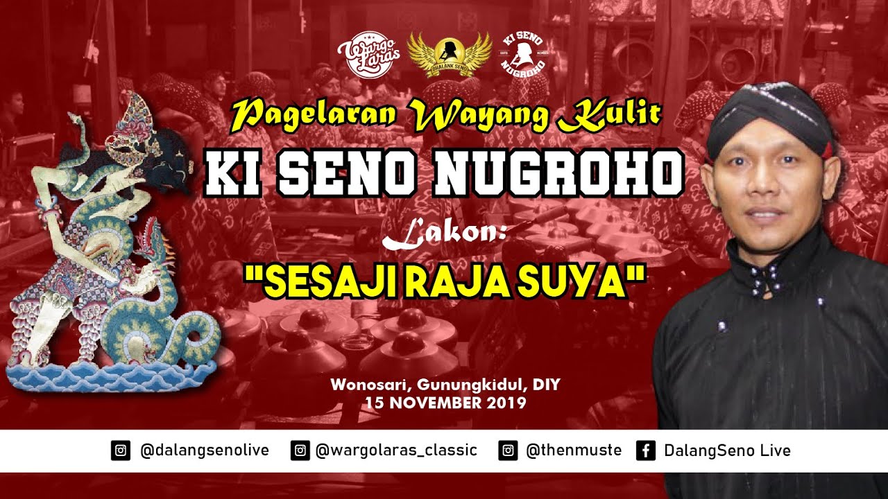 #LiveStreaming Ki Seno Nugroho - Sesaji Raja Suya