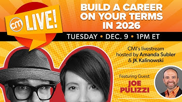 Build a Career On Your Terms in 2026 | Live With CMI