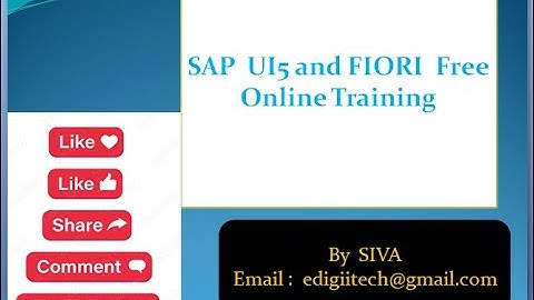 9. SAP UI5 and Fiori   -  JSON model with Employee XML view and Simpleform