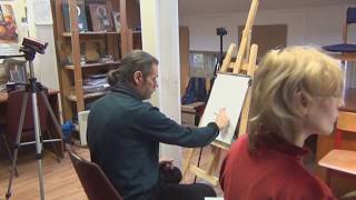 картинка: Этюд в технике гризайль. Часть 1