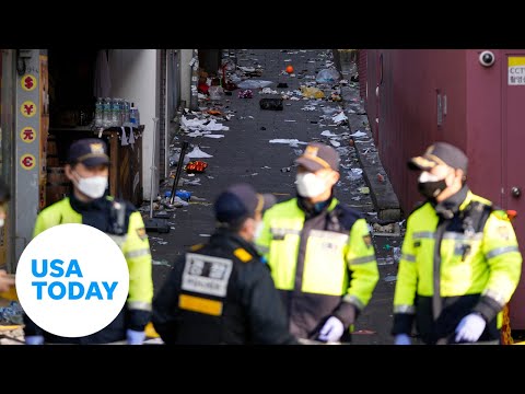 Crowd surge during Halloween event in Seoul leaves more than 149 dead | USA TODAY