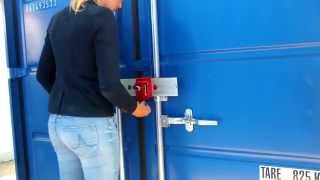 DoubleLock Container Lock RED SCM bij Binnenstadgarage