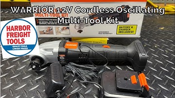WARRIOR 12V Cordless Oscillating Multi-Tool Kit - Unboxing