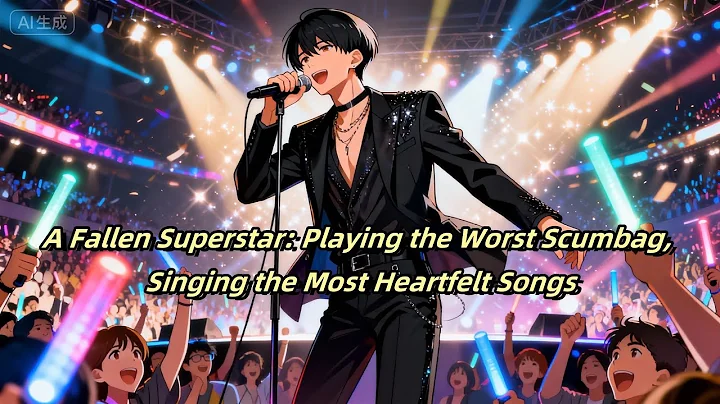 A Fallen Superstar: Playing the Worst Scumbag, Singing the Most Heartfelt Songs.#manga #novel