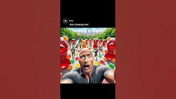 Gummy Bear Is Chasing Me 🍬 #ai #deepfake #chatgpt #aiart