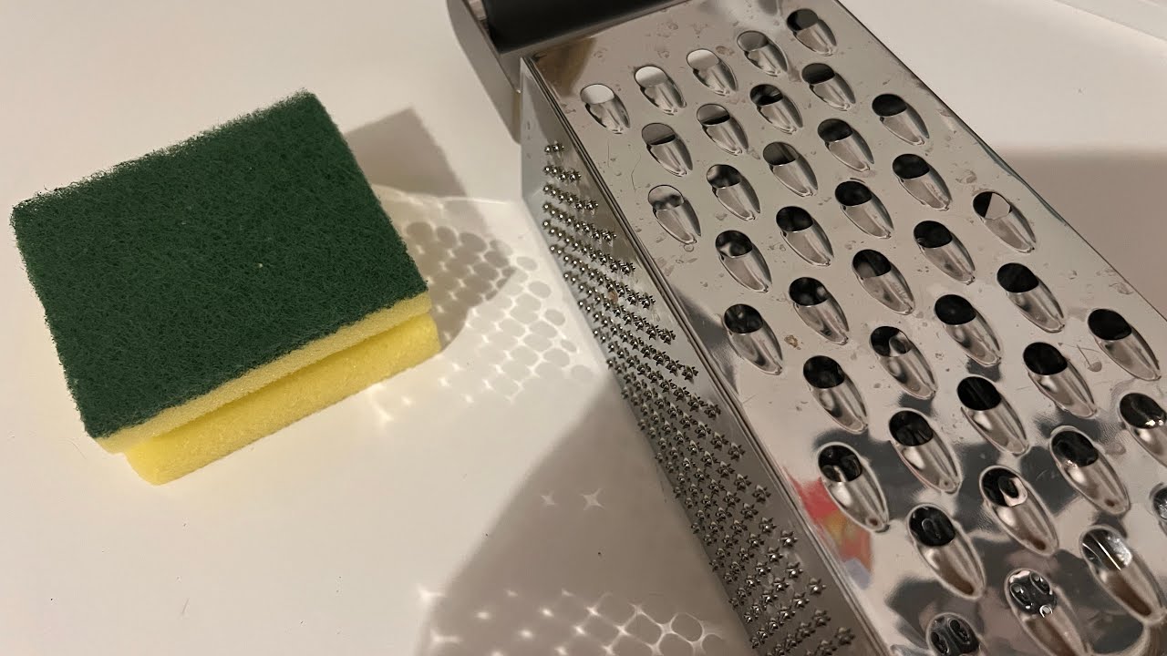 ASMR | Requested 🎉 Squeaky Dry Kitchen Sponge Shredding 🩶 Inspired by @asmrbyann 🫶🏽