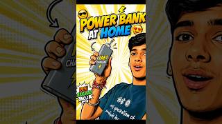 Homemade power bank ⚡with fast charging 😱⚡ #minivlog #powerbank #shorts