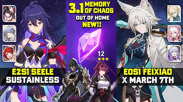 E2S1 Seele Sustainless & E0S1 Feixiao x March 7th | NEW MOC 12 v3.1 | Honkai Star Rail.