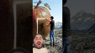 Turning a giant apple into a tiny house 🏡#shorts #shortsfeed