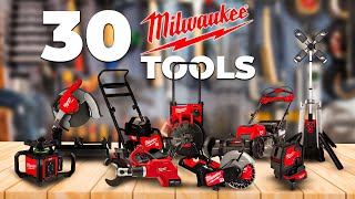 30 Milwaukee Tools for Homeowners