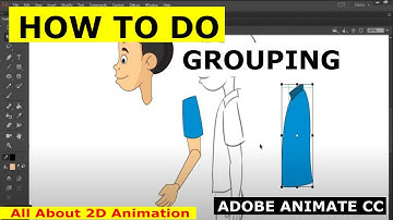 how to do Grouping for Character animation in Animate CC
