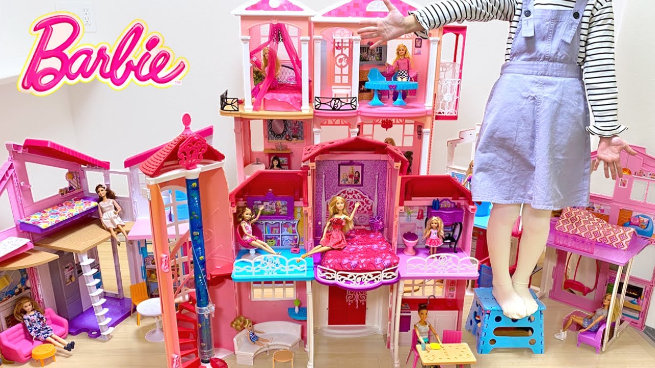 My Barbie Dollhouse Collection | Barbie Malibu House Playset