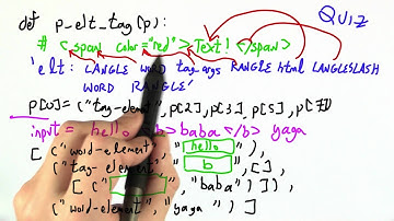 Parsing Tags Solution - Programming Languages