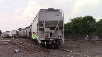 Full HD 60FPS: Conrail Shared Assets MA-02 Works the Bound Brook Interchange 7/17/19