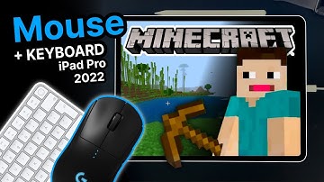 Can you play Minecraft with Mouse & Keyboard on iPad Pro in 2022? | Minecraft PE 1.19.* +  Mouse
