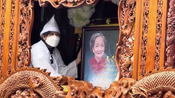 Tang Lễ Bà PHan Thị chừng Lễ Tang Bà ở Dĩ an sn 1934 Hưởng thọ 91 tuổi an táng Hoa Viên BD