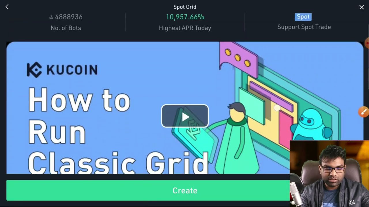 Kucoin Grid Trading #kucoin_bot_trading - YouTube