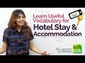 Useful English Vocabulary for Hotel stay & Accommodation -  Free English Lessons Online