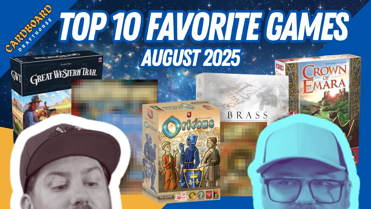 Our Top 10 Favorite Games (as of right now) - August 2025 - YouTube
