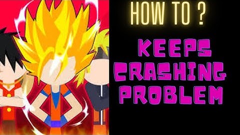 #stickman #warrior HOW TO FIX KEEPS CRASHING PROBLEM IN STICKMAM WARRIORS 💪💪 | FING 24 😌🆒