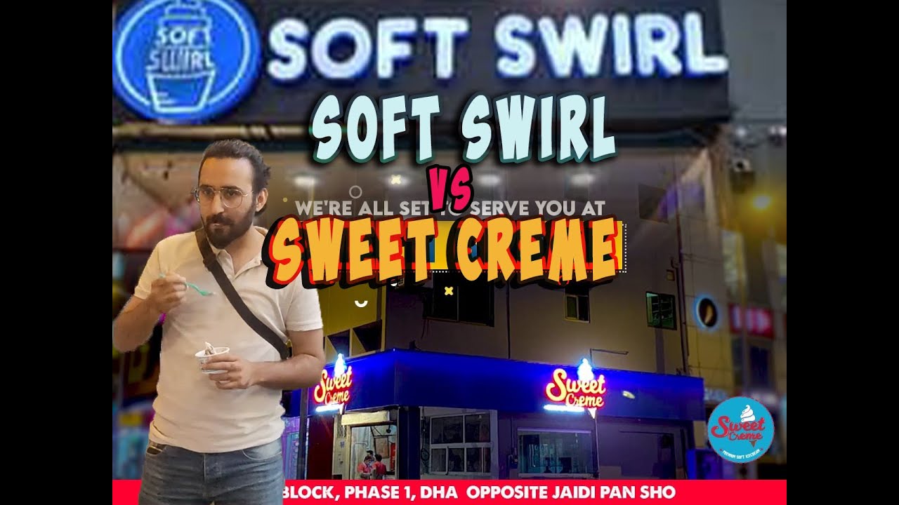 Ice Cream Comparison | Soft Swirl VS Sweet Creme