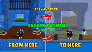 *BEST* WAY TO ESCAPE PRISON WITHOUT *DELETING YOUR FRUIT!* | Roblox Blox Fruits screenshot 4