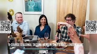 9-course Seasonal Tasting Menu in Chef's East London Home
