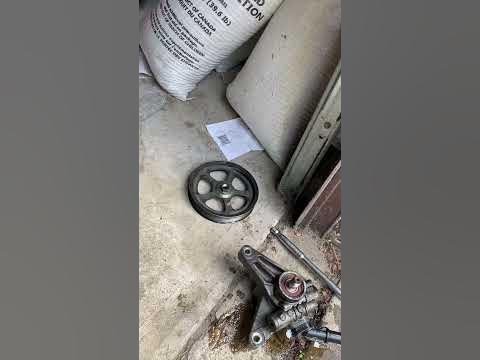Honda odyssey 2007 power steering pump replace - YouTube