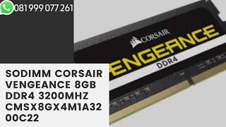 Harga Dan Spec Sodimm Corsair Vengeance 8GB DDR4 3200MHz CMSX8GX4M1A3200C22 #shorts