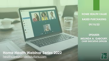 Free Webinar - Home Health Value-Based Purchasing