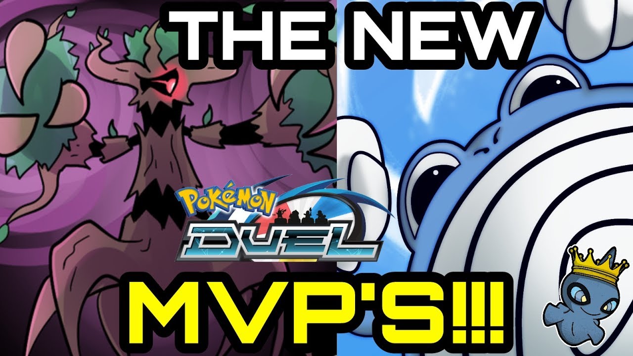 POKEMON DUEL - THE NEW MVPS!! TREVENANT AND POLIWHIRL!!