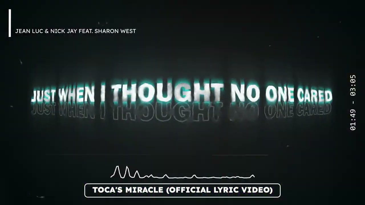 Watch Jean Luc & Nick Jay feat. Sharon West - Toca's Miracle (Official Lyric Video) on YouTube Watch Jean Luc & Nick Jay feat. Sharon West - Toca's Miracle (Official Lyric Video) on YouTube