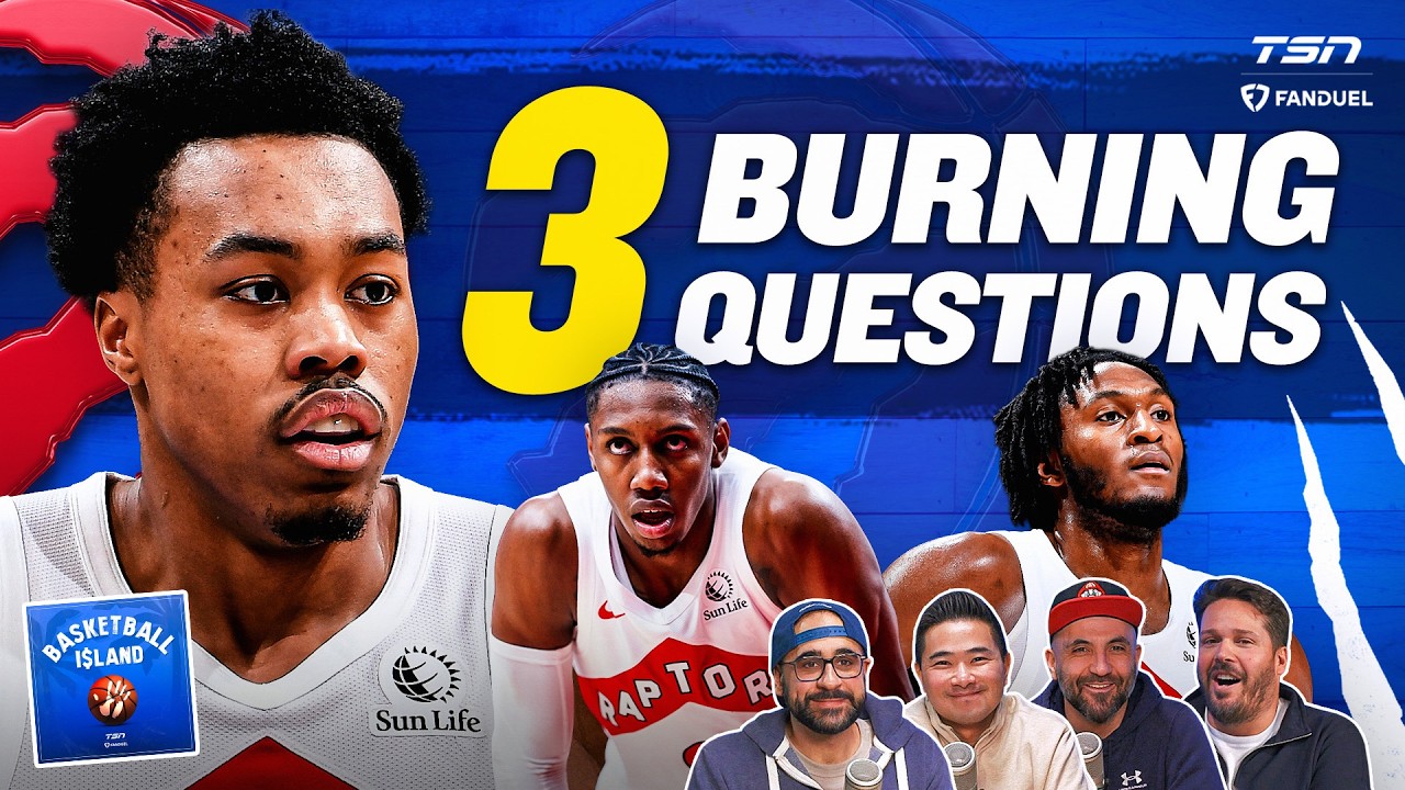 3 BURNING QUESTIONS FOR THE RAPTORS AT THE BREAK | Basketball Island