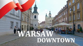 DRIVING in WARSAW DOWNTOWN, Masovian Voivodeship, POLAND I 4K 60fps