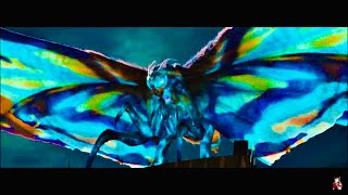 The making of Mothra with Classic Mothra music 🎵 full HD ver Godzilla king of the monsters